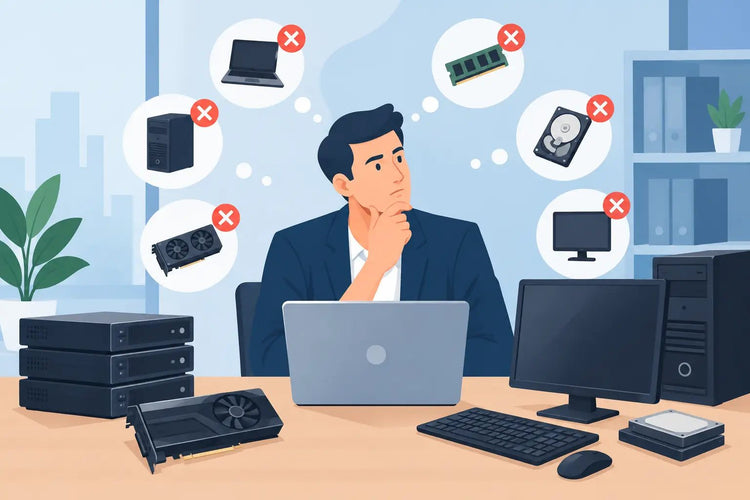 9 erros na compra de hardware corporativo