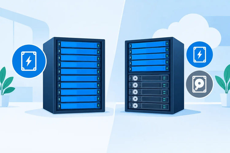 Storage all flash versus híbrido para empresas