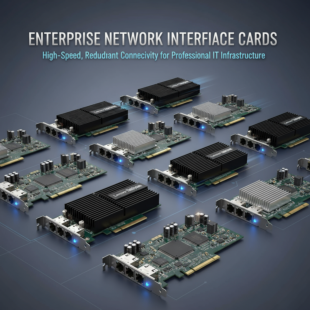 Placas de Rede - NICs 1GbE, 10GbE e 25GbE para Servidores