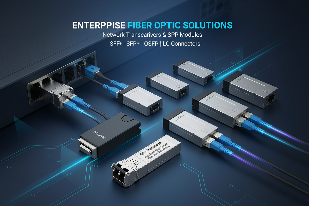 Transceivers e Módulos SFP/SFP+ - HPE Aruba, Dell e TP-Link