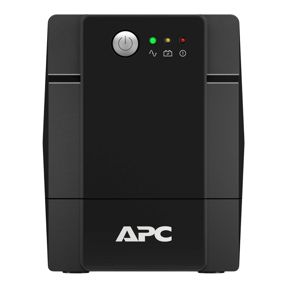 APC Back-UPS 2200VA UPS unit front view with power button and LED indicators