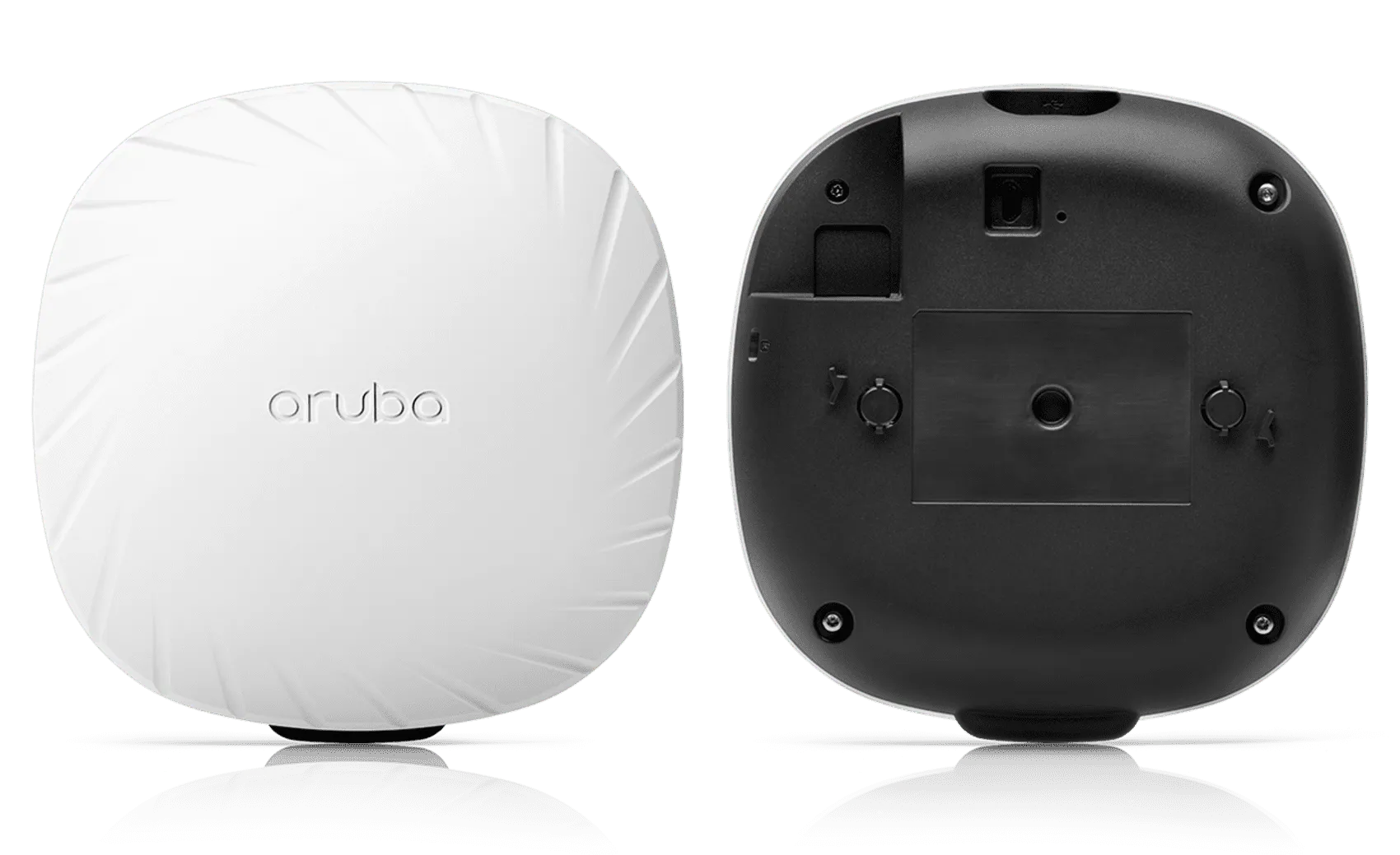 a white router with the word "orubo" written on it, as well as a black router with the same word "orubo" written on it.