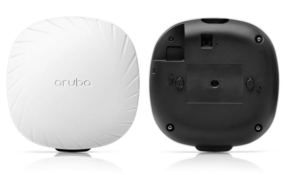 a white router with the word "orubo" written on it, as well as a black router with the same word "orubo" written on it.