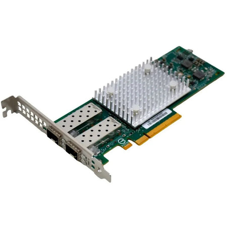 a computer hardware component, specifically a graphics processing unit (GPU) with a cooling fan.
