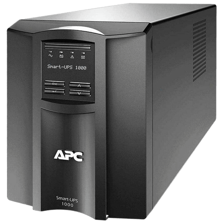APC Smart-UPS 1000VA uninterruptible power supply for reliable power backup and surge protection.