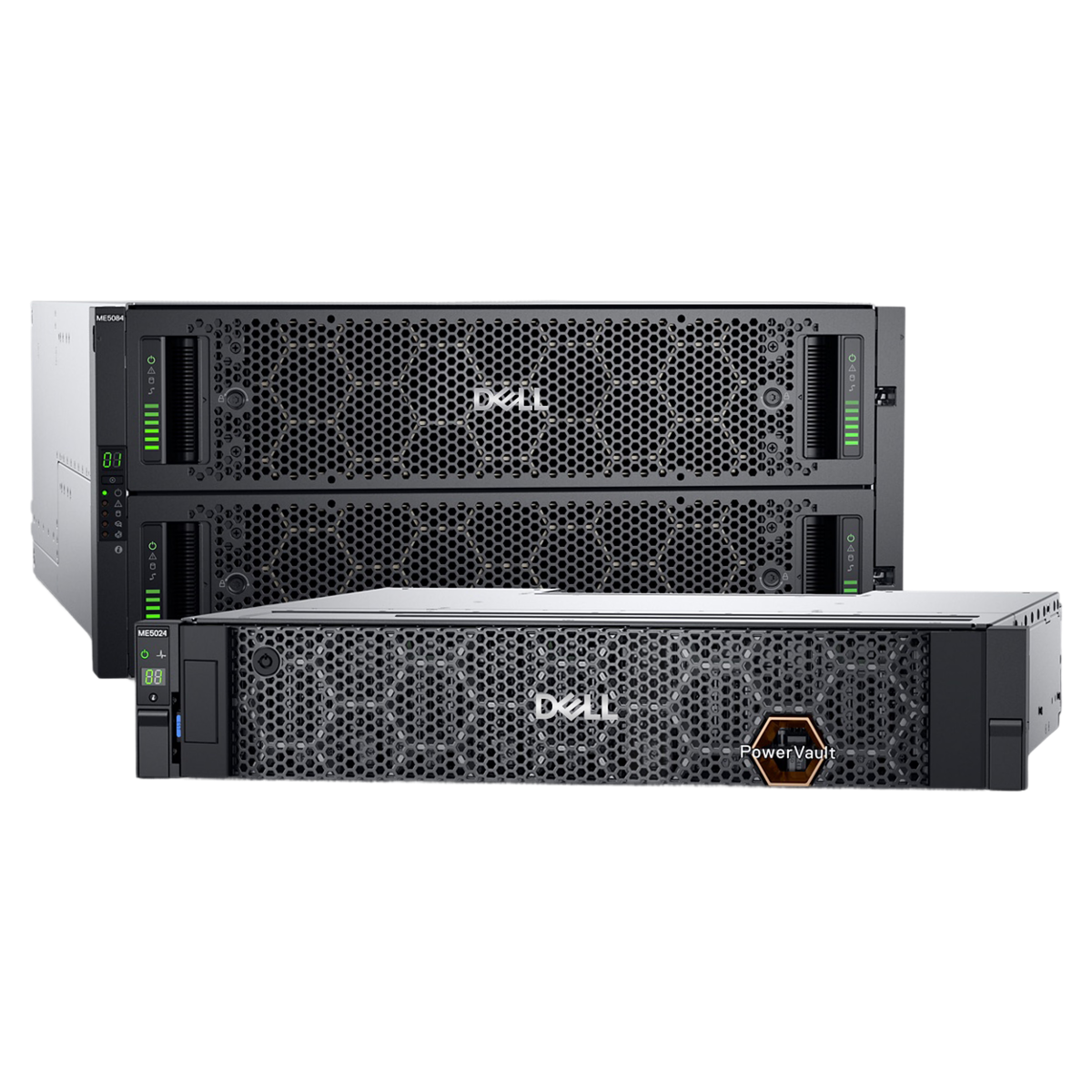 a couple of servers sitting next to each other