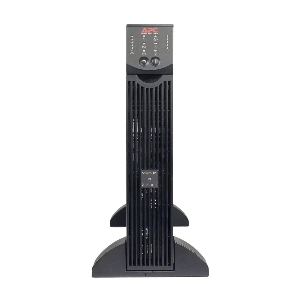 APC Smart-UPS RT 2200VA mono 110 with LED indicators and 4 power outlets, designed for reliable UPS performance.