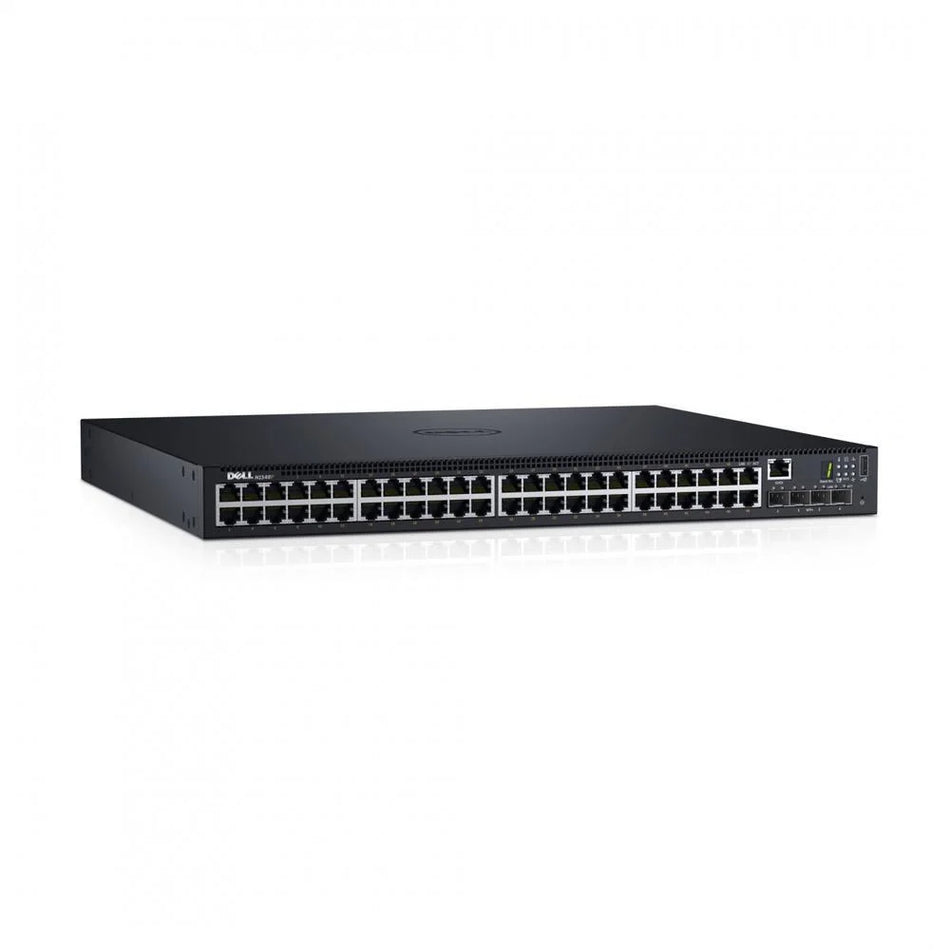 a Dell networking device, specifically a Cisco networking switch, which is a type of networking switch used to manage and control the flow of data between different networks.