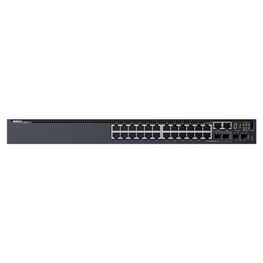Dell S5248F-ON redundant 516W switch with 25G and 100G Ethernet ports, ideal for managed networking solutions.