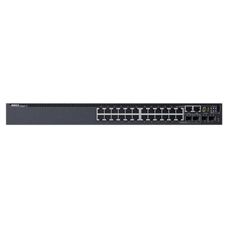 Dell S5248F-ON redundant 516W switch with 25G and 100G Ethernet ports, ideal for managed networking solutions.