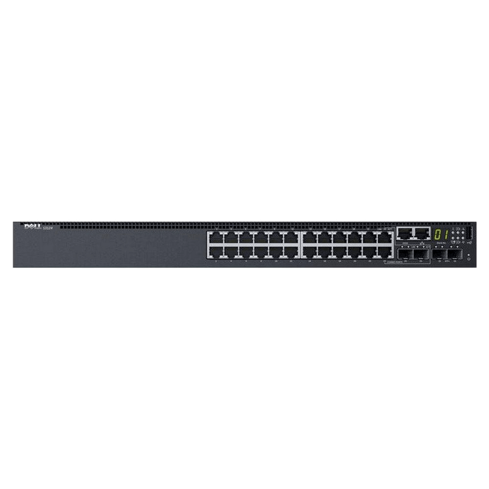 Dell S5248F-ON redundant 516W switch with 25G and 100G Ethernet ports, ideal for managed networking solutions.