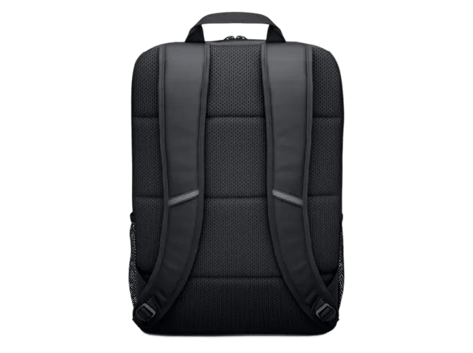 Mochila Dell CSG EcoLoop Essential 14-16 com design ergonômico e alças acolchoadas na cor preta.