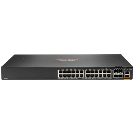 Managed Ethernet switch with multiple ports for efficient network connectivity and management.