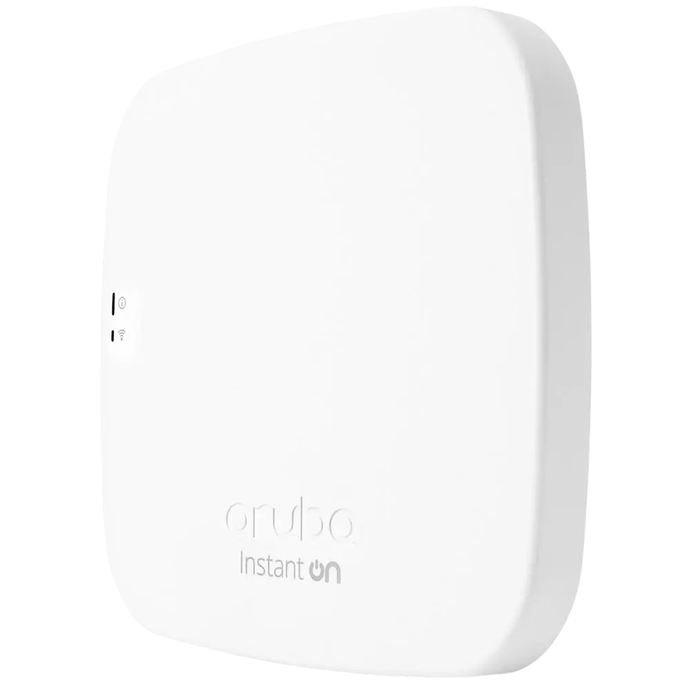 a white, rectangular device with the word "orubo" printed on it.