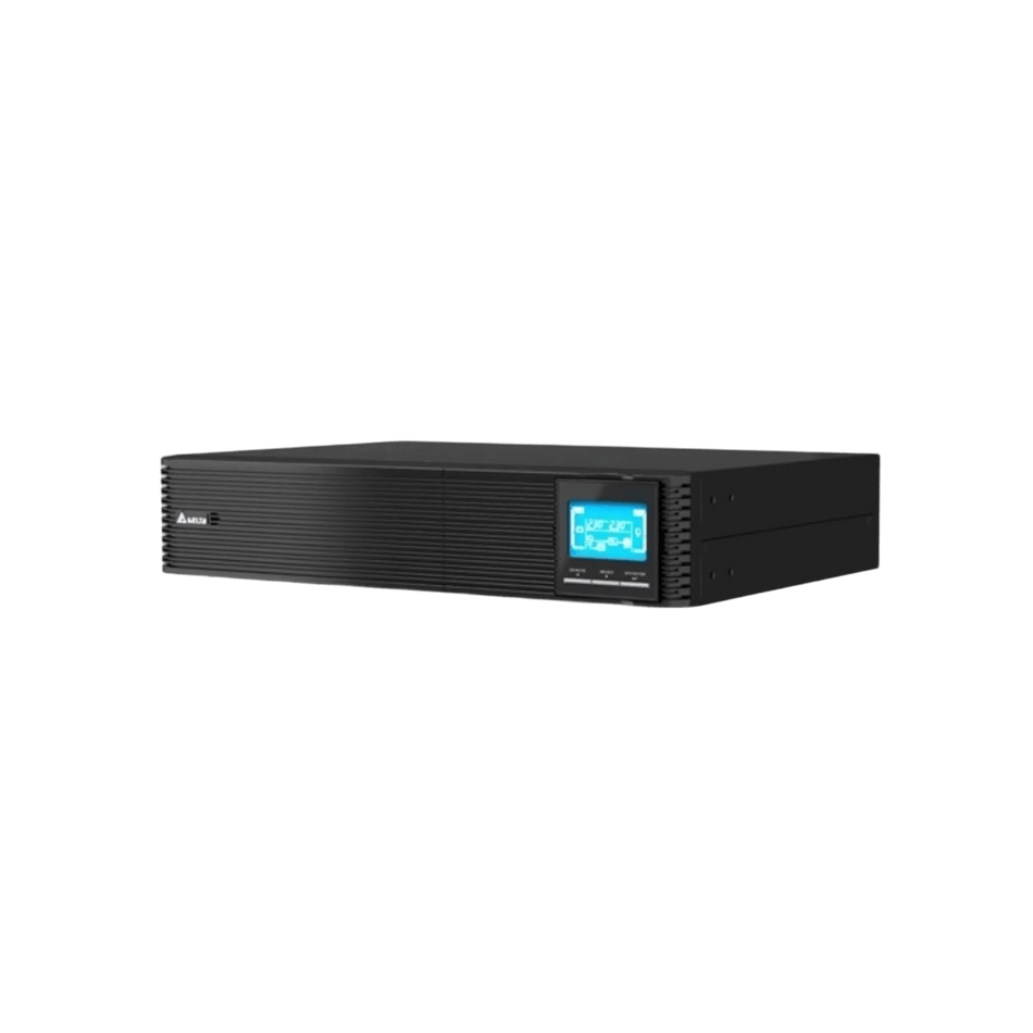 Nobreak Delta RT On-line 20KW UPS, 20000VA, rack/tower 2U with LCD display for efficient power management.