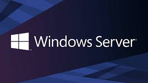 the Windows Server logo, which is a white Windows logo with the text "Windows Server" written in white below it.