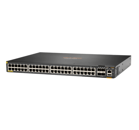 HPE Aruba ION 1830 48G 4SFP managed Ethernet switch with 48 network ports and 4 SFP slots.
