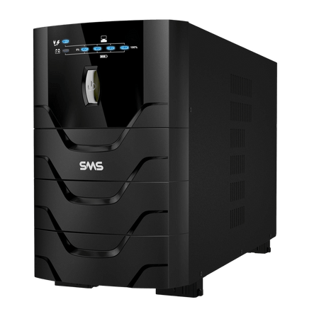 Nobreak SMS Power Vision uPV 2200VA Bi-115 NG 27745, UPS with interactive topology and 10 NBR outlets.