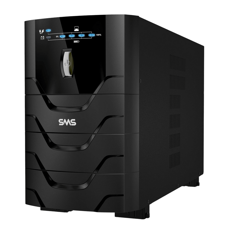 Nobreak SMS Power Vision uPV 2200VA Bi-115 NG 27745, UPS with interactive topology and 10 NBR outlets.