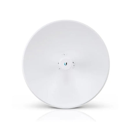 a white satellite dish on a white background