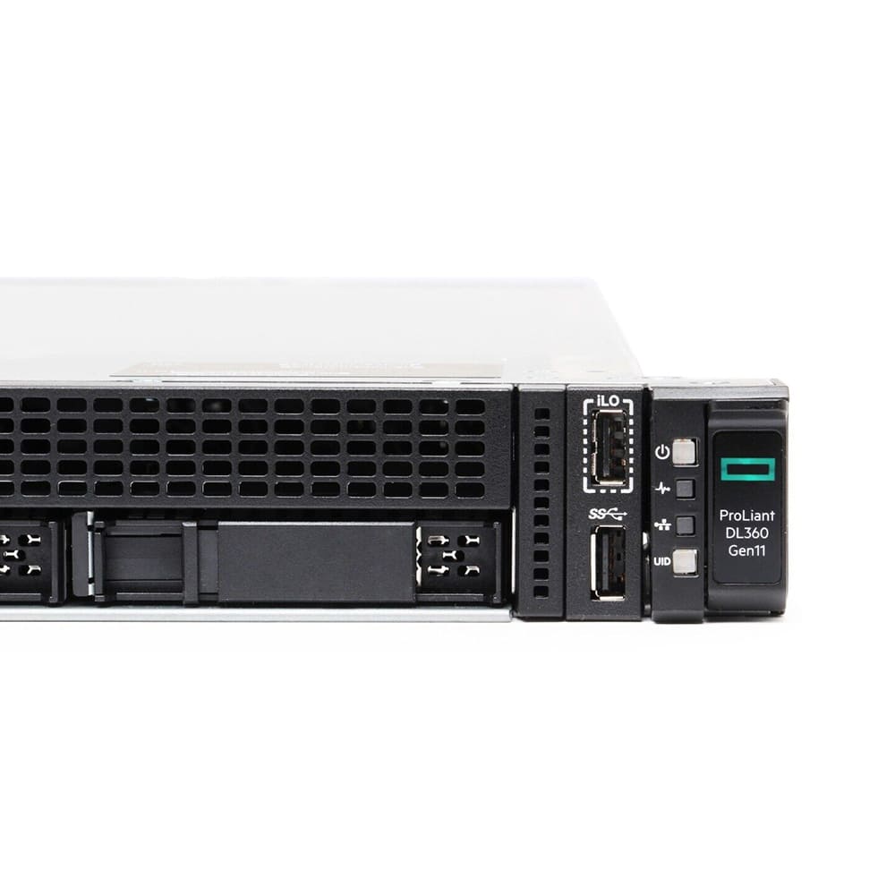 a close-up view of a computer server rack, specifically a Proliant DL3 Gen1 server.