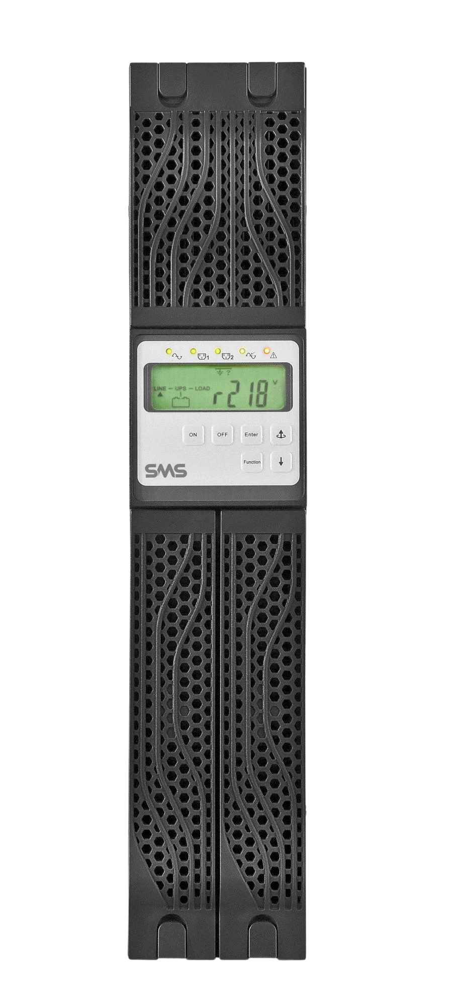Nobreak SMS Daker Plus Monofásico 1 kVA - 23676 with digital display, efficient power protection solution.