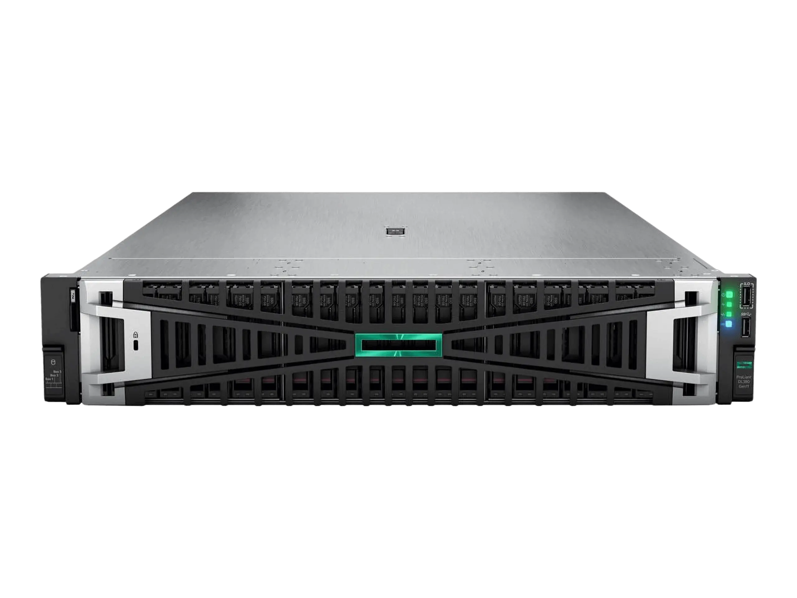 a large, metallic server rack with a sleek, modern design.