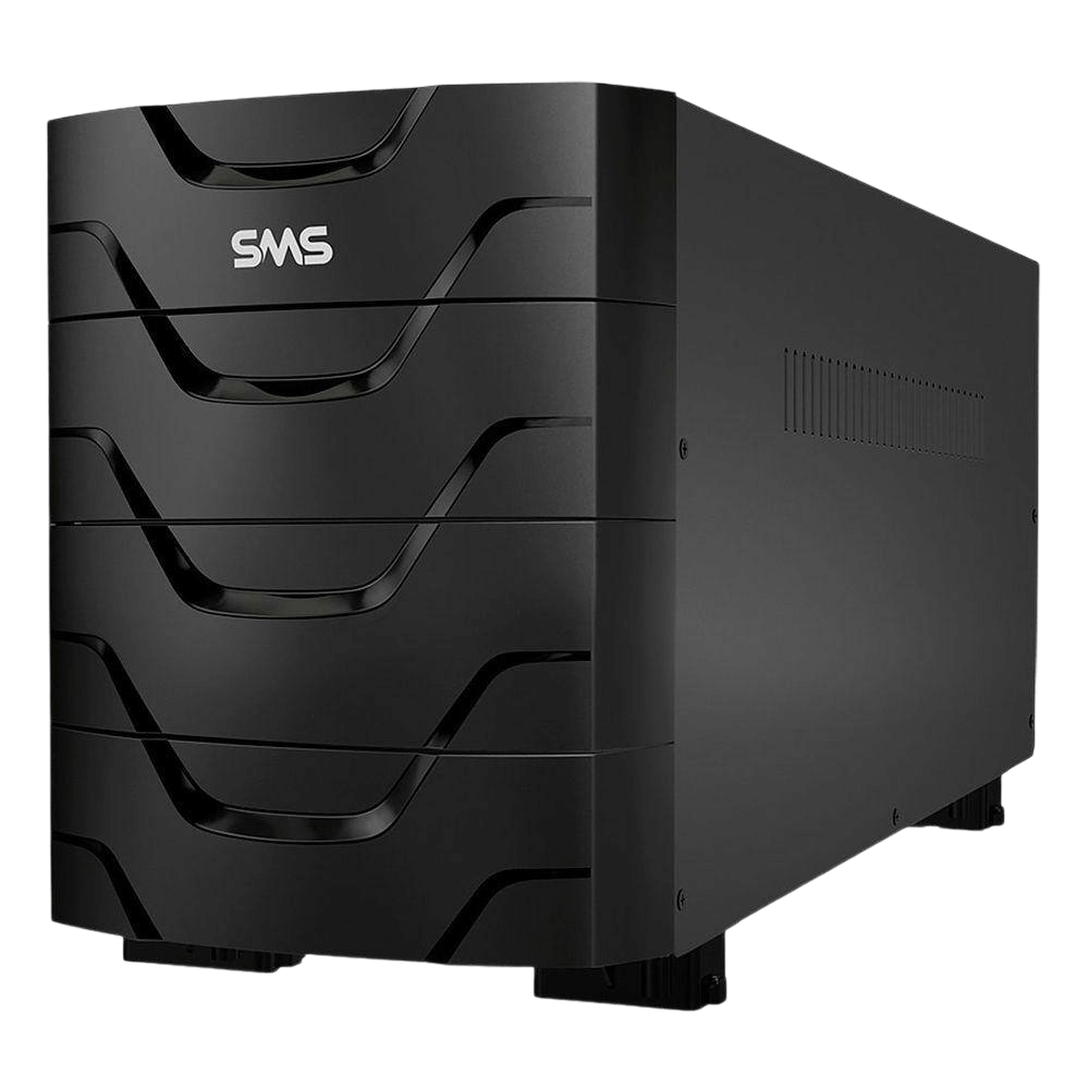 Nobreak SMS Power Vision 3000VA Bi-115 NG 27747, reliable black UPS for uninterrupted power supply.