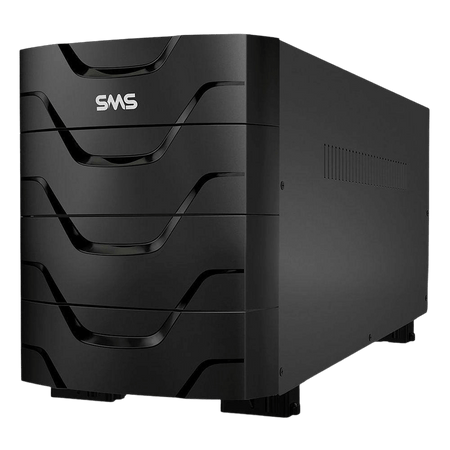 Nobreak SMS Power Vision 3000VA Bi-115 NG 27747, reliable black UPS for uninterrupted power supply.