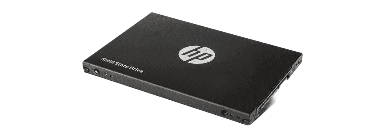 Disco rígido SSD HPE 960GB SATA LFF com logotipo HP, ideal para leitura intensiva