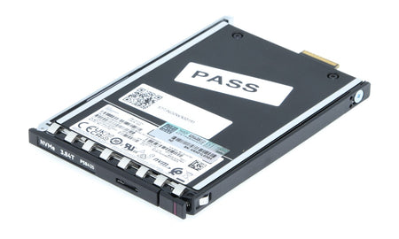 a black electronic device with a label that says "PASS" on it.