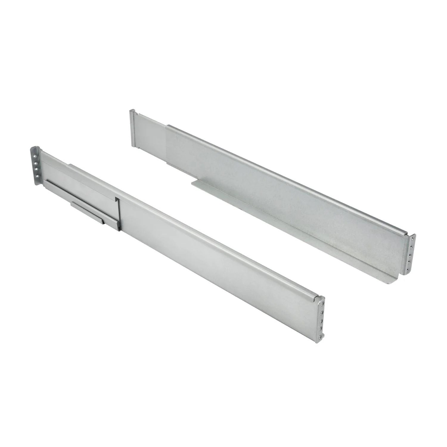 a pair of metal brackets on a white background