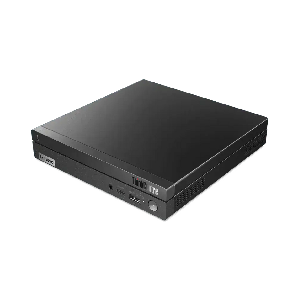 Lenovo ThinkCentre Neo 50q Tiny desktop with Intel Core i5 processor, sleek design, and compact form factor.