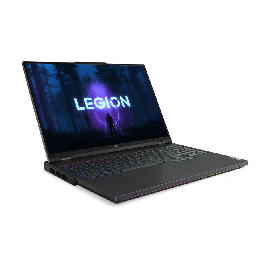 a laptop with the word leon on the screen