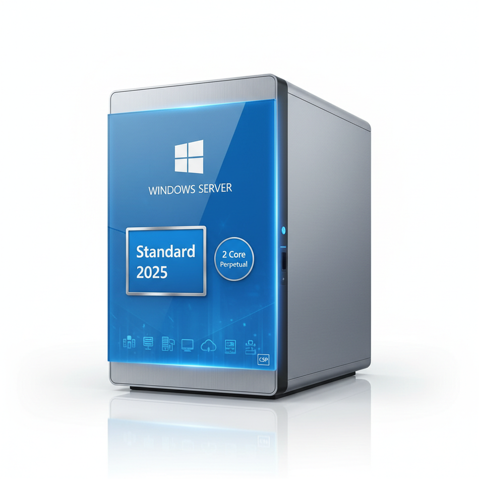 Windows Server 2025 Standard 2 Core Perpétuo CSP