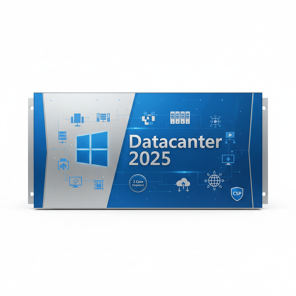 Windows Server 2025 Datacenter 2 Core Perpétuo CSP