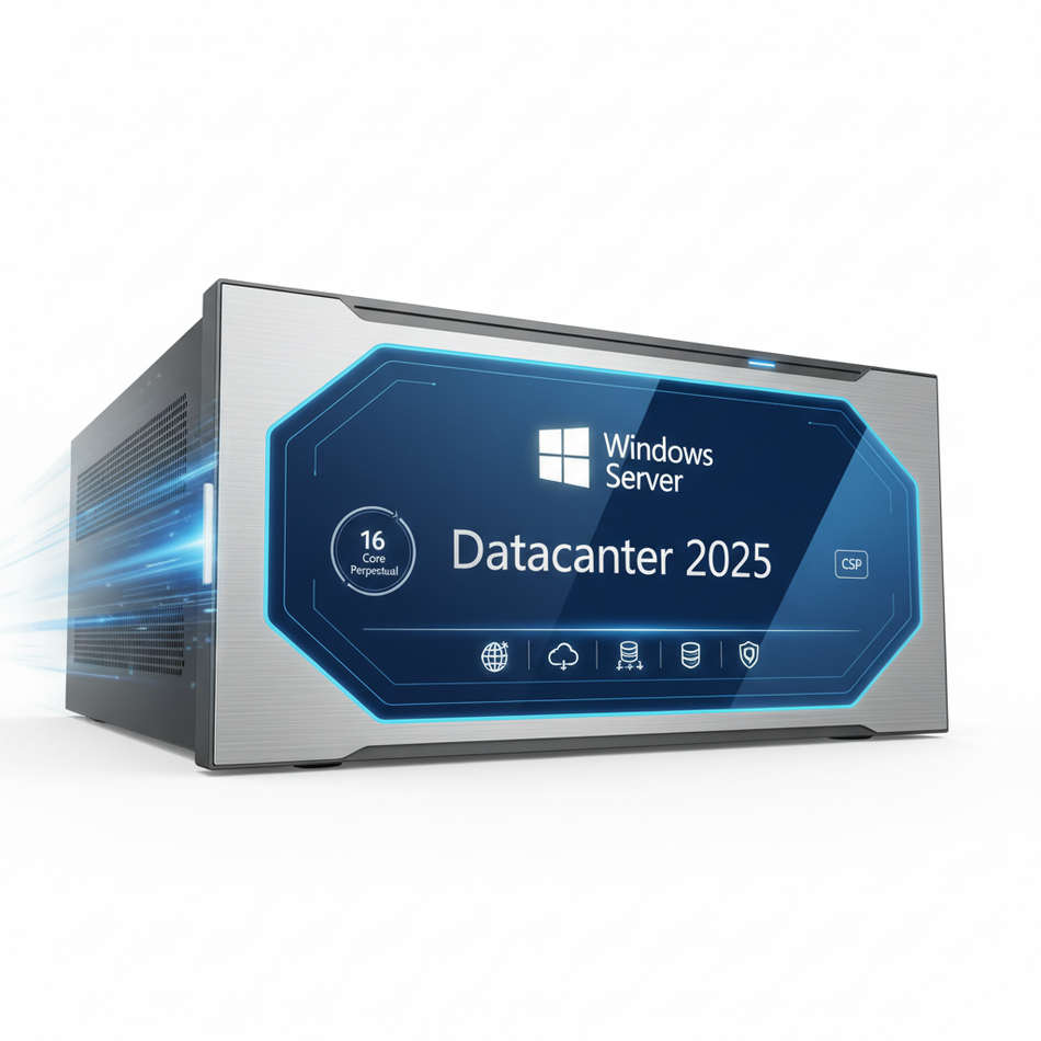 Windows Server 2025 Datacenter 16 Core Perpétuo CSP