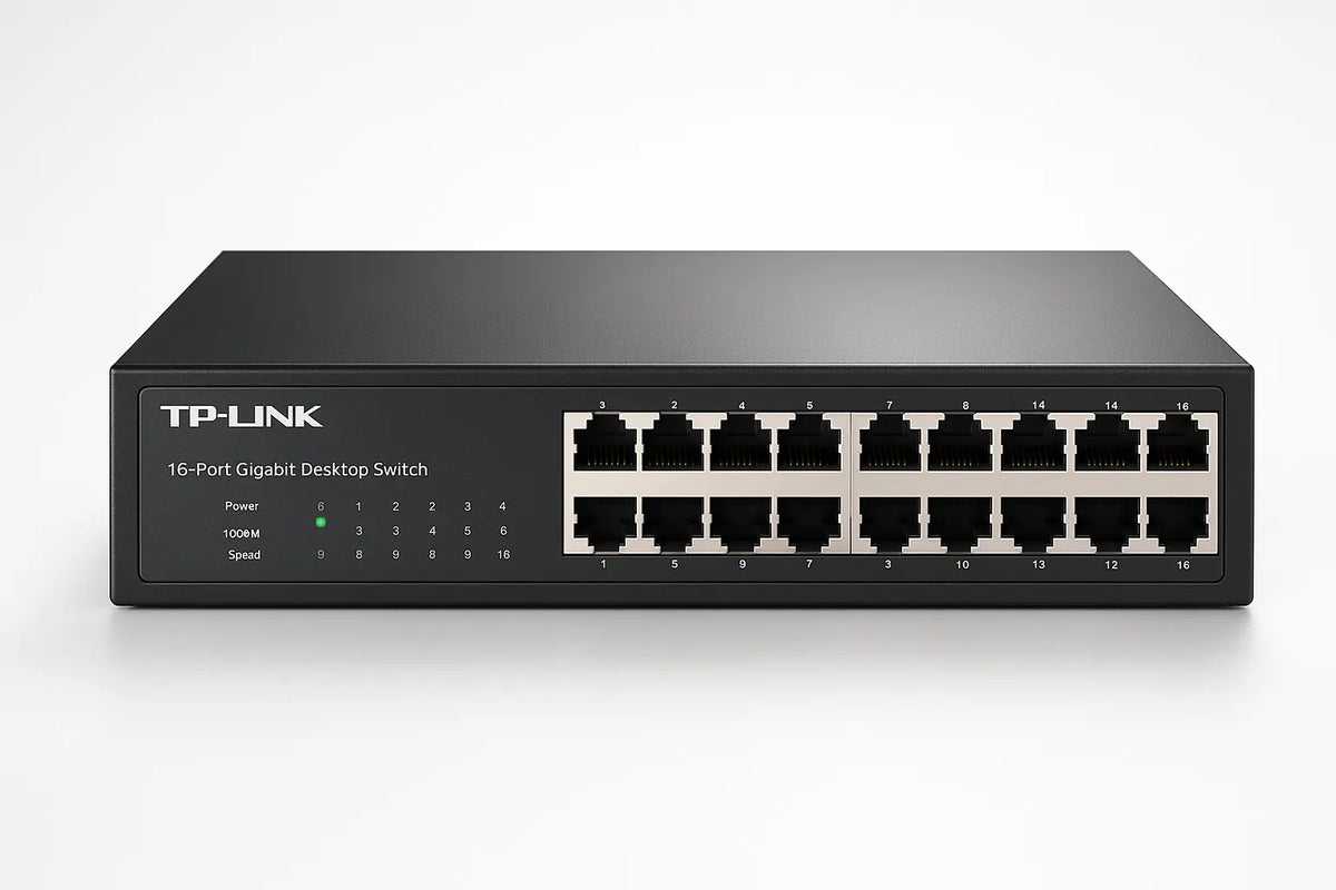 Switch TP-Link TL-SG1016D 16 Portas 10/100/1000 Mbps
