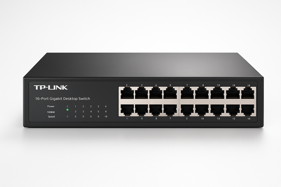 Switch TP-Link TL-SG1016D 16 Portas 10/100/1000 Mbps