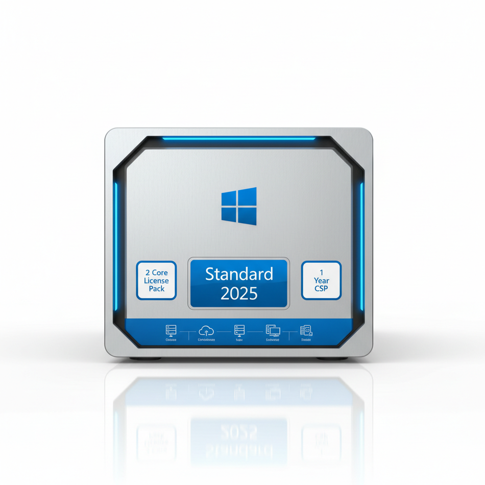Windows Server 2025 Standard 2 Core Pack 1 Ano CSP
