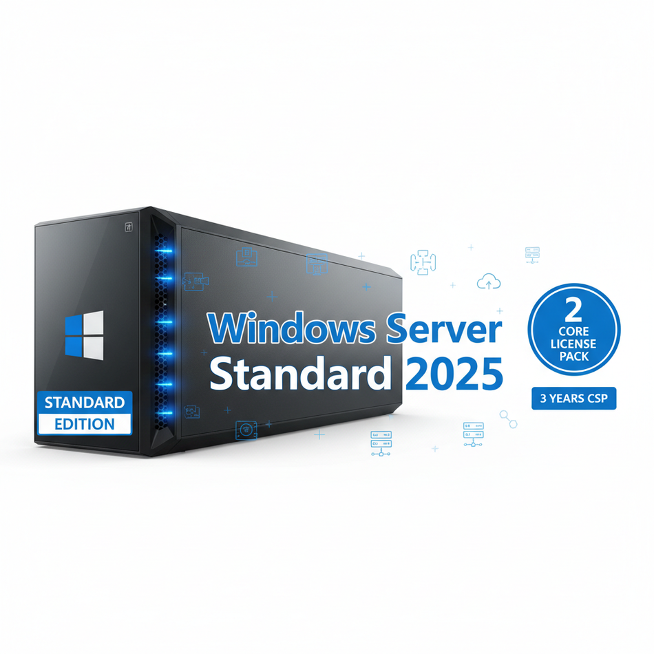 Windows Server 2025 Standard 2 Core Pack 3 Anos CSP