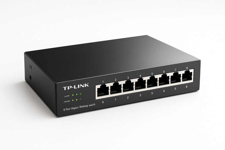 Switch TP-LINK Gigabit de Mesa com 8 Portas LS1008G(BR)