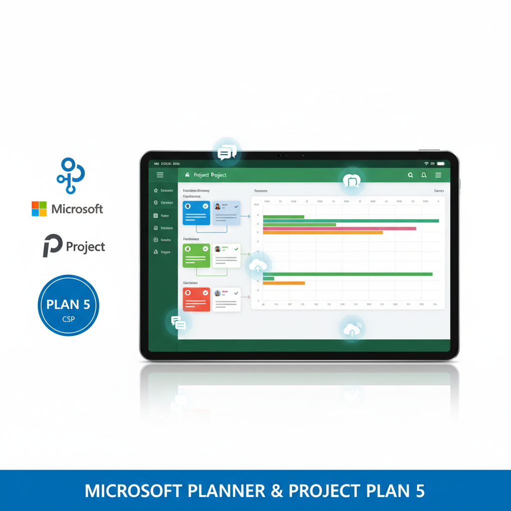 Microsoft Planner and Project Plan 5