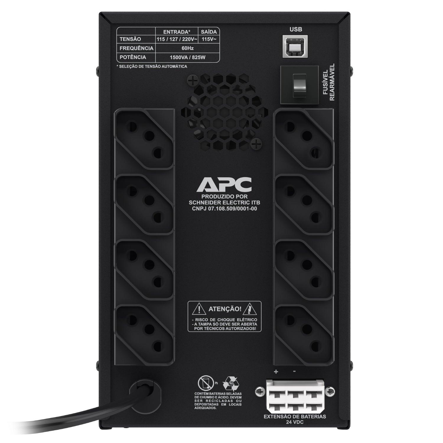 Nobreak APC Back-UPS 1200VA Mono-220 BVX1200I-BR - I.T. Computers