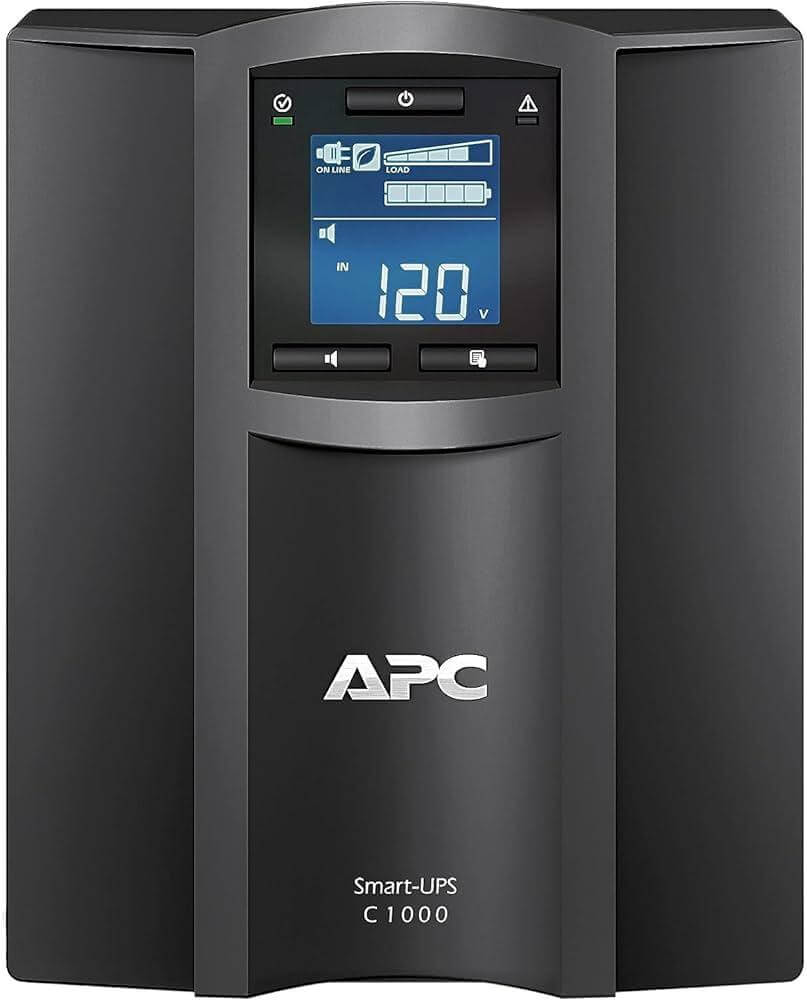 APC Smart-UPS C1000 image, showcasing display and design for reliable power backup and protection.
