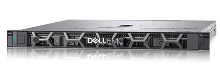 Servidor Dell R360 com design frontal, equipado com Intel Xeon E-2468 e armazenamento SAS.