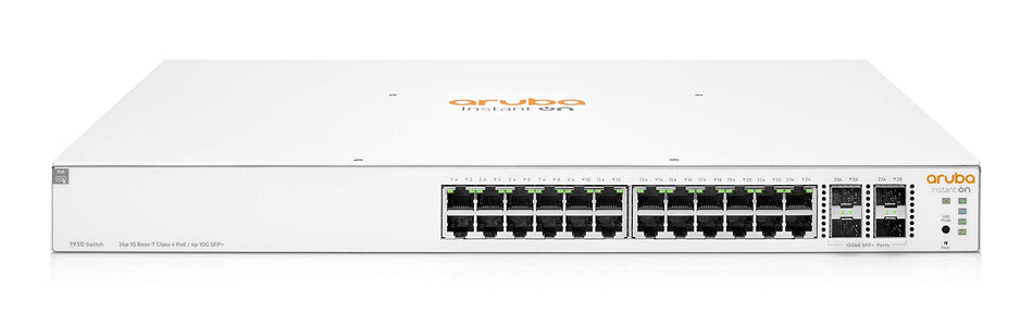 Switch HPE Aruba IOn 1930 24G 4SFP+ 370W Sw JL684B I - I.T. Computers