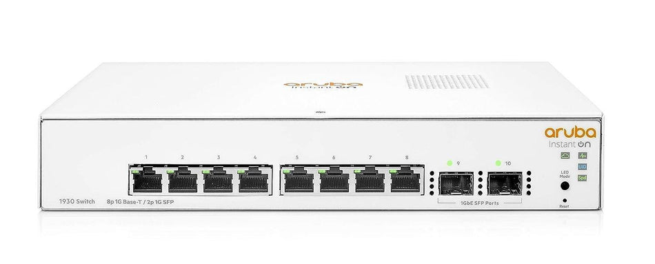 Switch HPE Aruba IOn 1930 8G PoE + 2SFP (124W) JL681A I - I.T. Computers