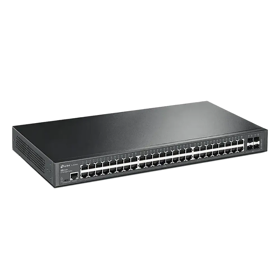 TP-LINK TL-SG1048 48-Port Gigabit Switch with 10/100/1000Mbps support for high-speed networking.