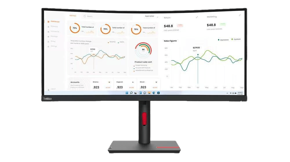 T34w-30(A223403T0) 34 inch Monitor-HDMI - I.T. Computers